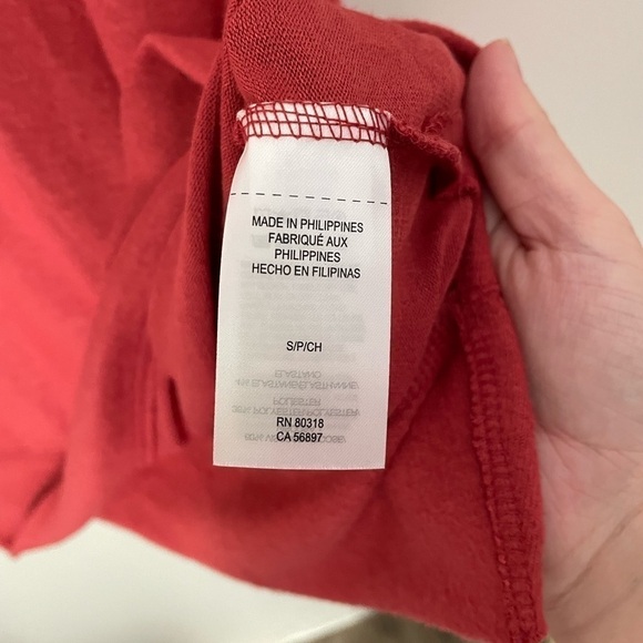 Lucky Brand Extra Soft Red Sweatshirt Size Small - Picture 5 of 8